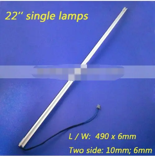 

Universal 22 inch wide CCFL Single Lamps for LCD Monitor w/ Frame Backlight Assembly 490mm*6mm