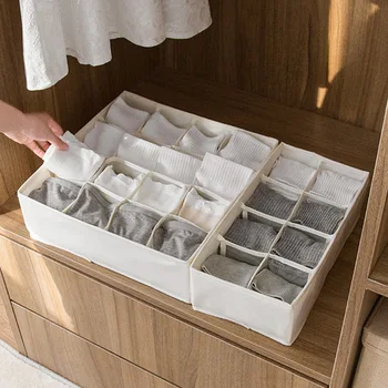 

Storage Boxes & Bins socks organizer bra organizer underwear organizer secret box organizador ropa wardrobe organizer white