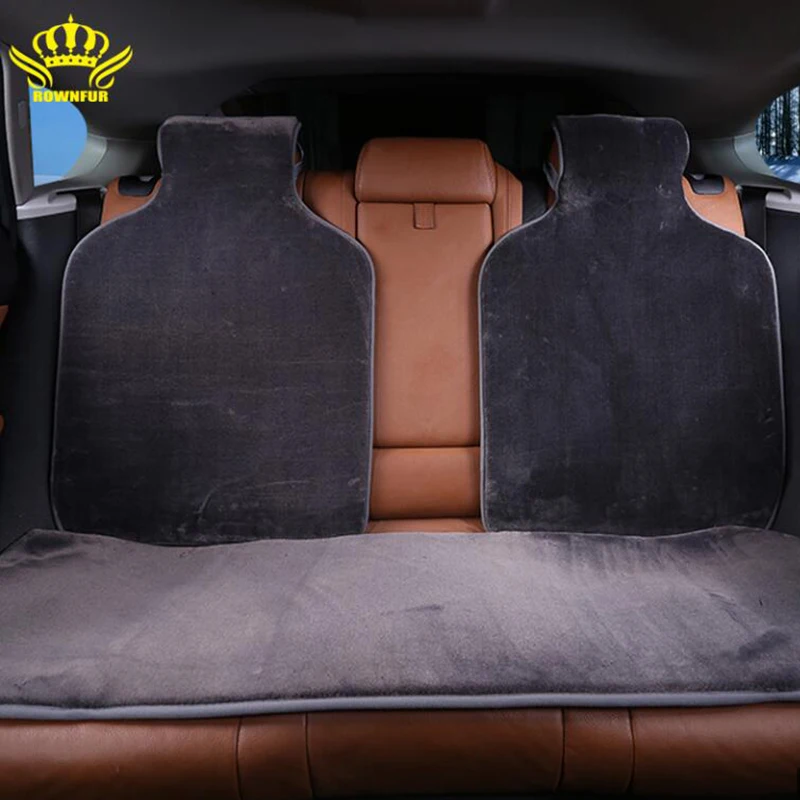faux fur car seat covers artificial fur capes for rear seat 5 colors soft fur winter warm summer is not hot selling 2016 new 