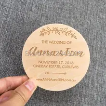 Пользовательские свадьба сохранить даты магнит, деревянный венок сохранить даты, свадебные анонс, деревянные бирки, магнит на холодильник