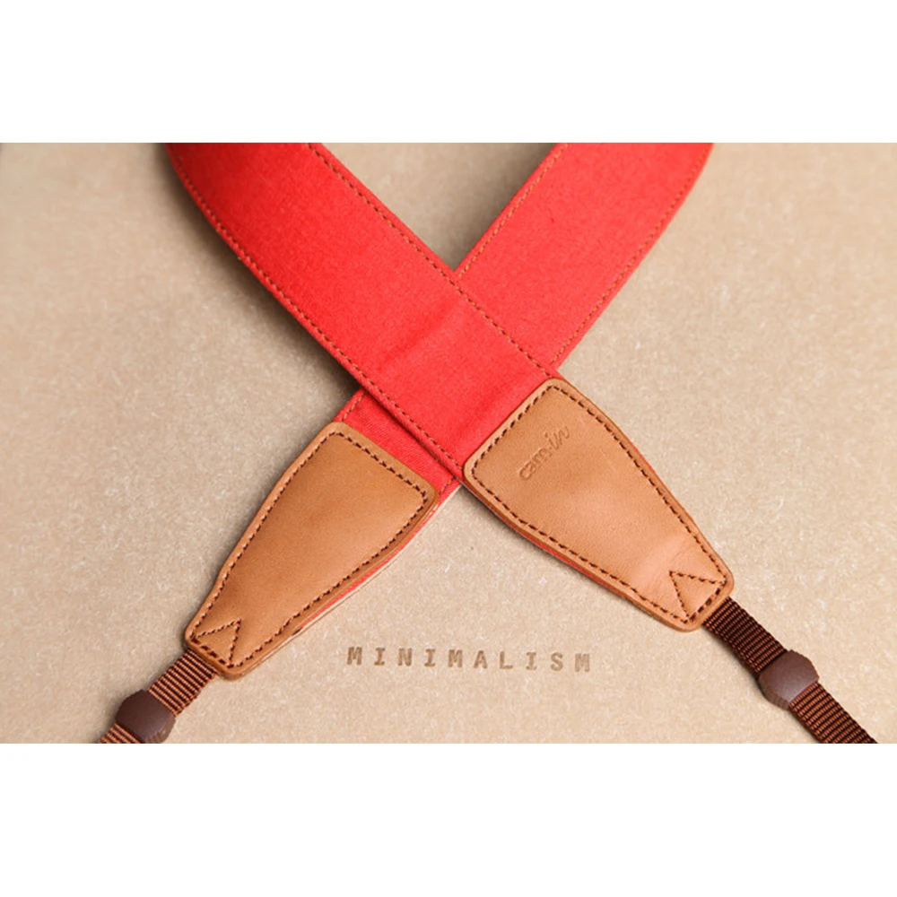 Ремень для камеры cam in 7280 7282 из однотонной воловьей кожи|camera strap neck|camera neck shoulder