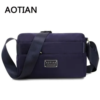 

AOTIAN Woman Nylon Shoulder Bags Handbag Fashion Tote Nylon Solid Messenger bag Bolsas Femininas Lady Fashion Bags