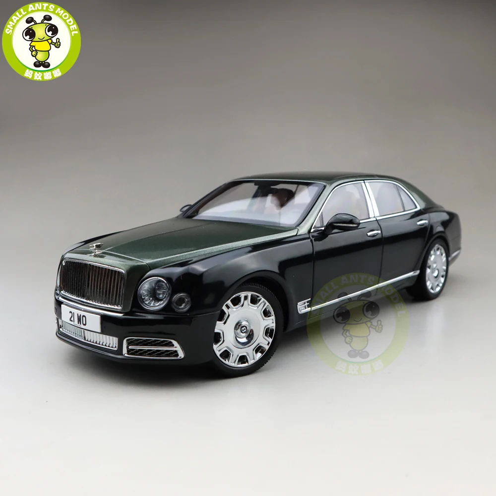 1/18 почти настоящая Mulsanne 2017 литая под давлением металлическая модель автомобиля