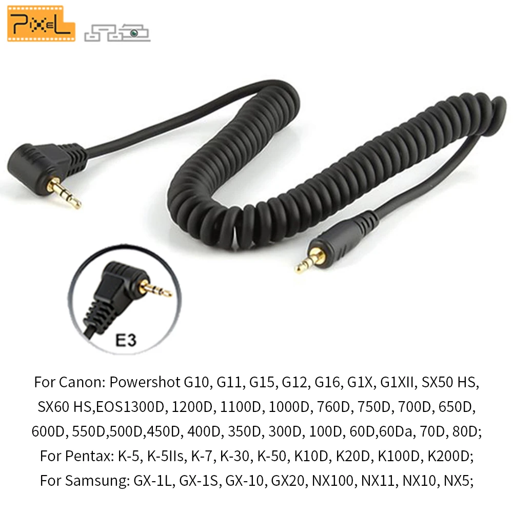 Wireless Remote Control Shutter Release Cable PIXEL CL E3 For Canon