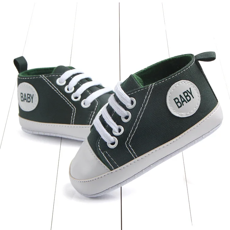 New Canvas Classic Sports Sneakers Newborn Baby Boys Girls First Walkers Shoes Infant Toddler Soft Sole Anti-slip Baby Shoes