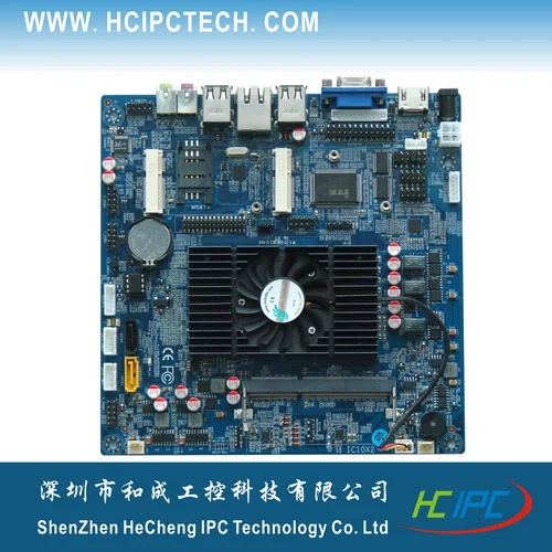 Материнская плата HCIPC 2044-2 материнская C1037 Mini ITX для автомобильного ПК белая и т. Д. |