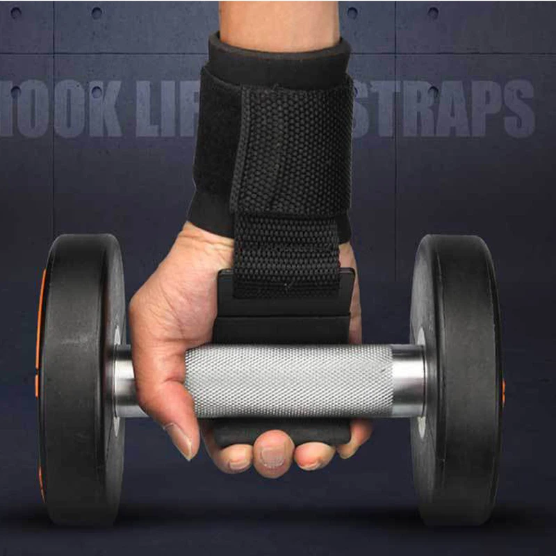 A Pair of Fitness Weightlifting Power Grip Belt pull up Belt Strength