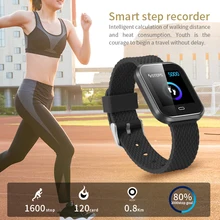 Цвет Экран smart band Водонепроницаемый сердечного ритма умный Браслет фитнес-трекер активности smart watch для женщин android ios