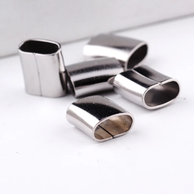 reidgaller 20pcs flat licorice leather sliders spacer stainless steel jewelry connector charms diy bracelet making supplies reidgaller 20pcs flat licorice leather sliders spacer stainless steel jewelry connector charms diy bracelet making supplies