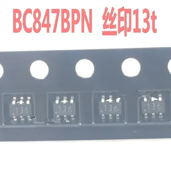 

100Pcs/lot BC847BPN BC847 13t SOT-363 In Stock Best quality