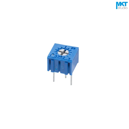 

100Pcs 3362P 100/1K/10K/100K/1M Ohm B-Type Linear Precision Cermet Rotary Trimmer Potentiometer Knob,Variable Resistor