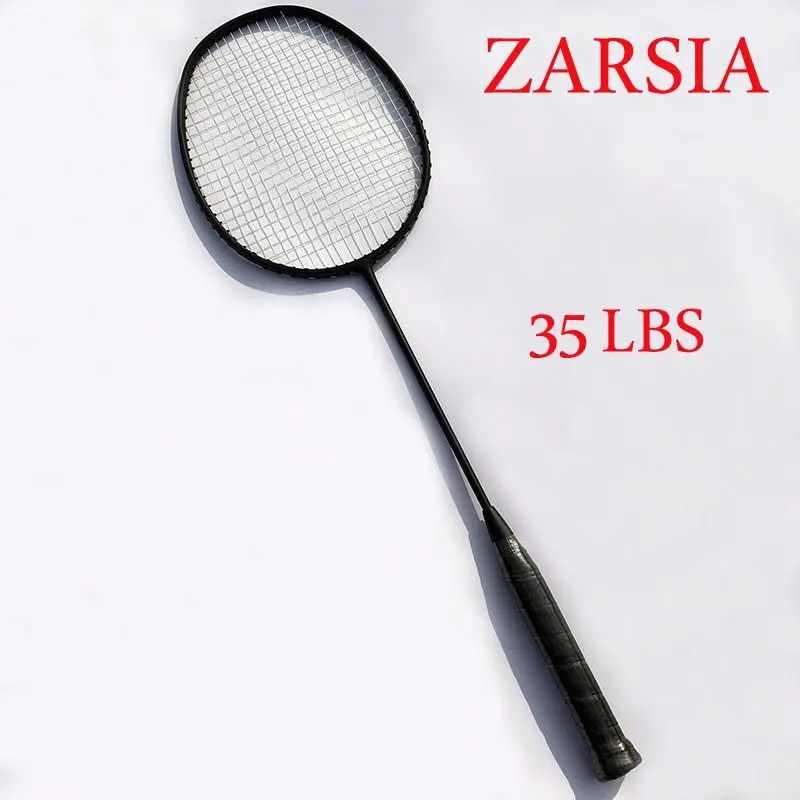 35LBS quality ZARSIA 4U badminton racket 46T graphite Badminton Racket