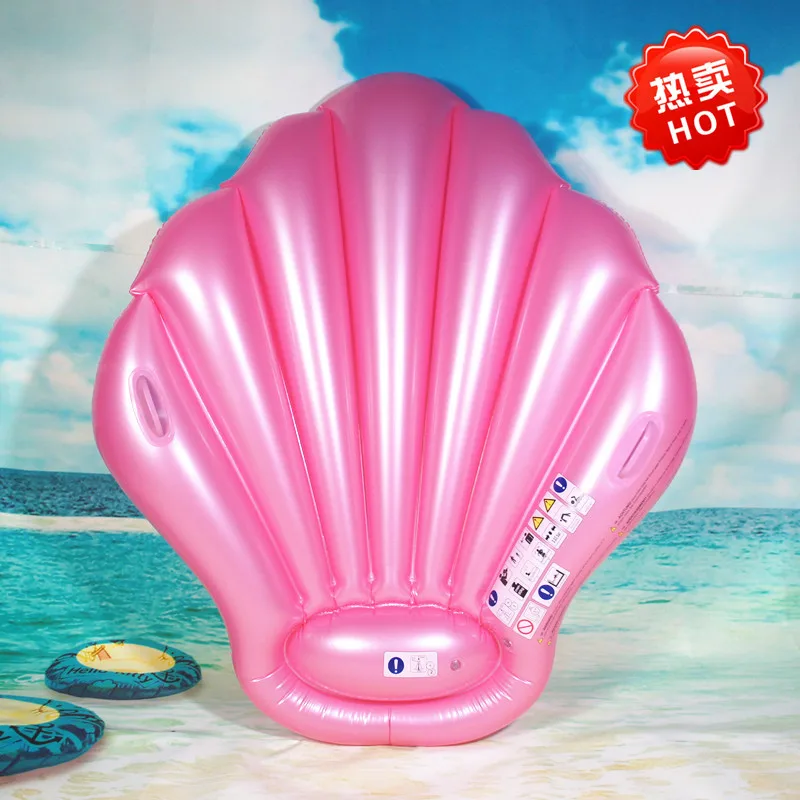 Sunnylife Adult swimming ring pool vison water park toys air pink shell floating accessories tube rafting toys (2)