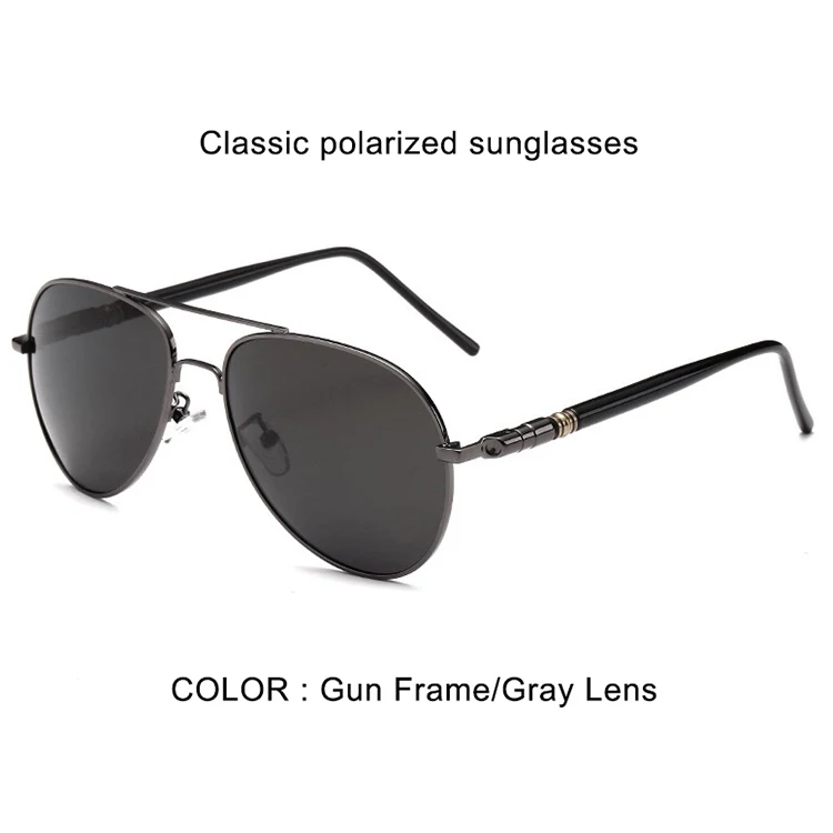 Psacss, классические фотохромные солнцезащитные очки пилота для мужчин, для вождения, прозрачные, поляризационные линзы, солнцезащитные очки, мужские, Ретро стиль, брендовые, солнцезащитные очки Oculos UV - Цвет линз: 209Polarized-2