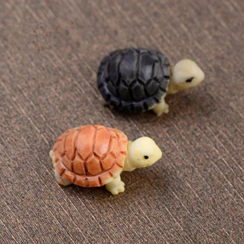 

ZOCDOU 1 Piece Tortoise Sandy Beach Animal Sea Turtle Malaysia Saudi Arabia Japan Model Small Figurine Crafts Home DIY Ornament