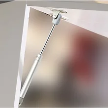100N/10kg Furniture Hinge Kitchen Cabinet Door Lift Pneumatic Support Hydraulic Gas Spring Stay Hold Pneumatic Hardware Tool kitchen cabinet door lift pneumatic support hydraulic 450mm central distance 180mm strok gas spring stay for wood box