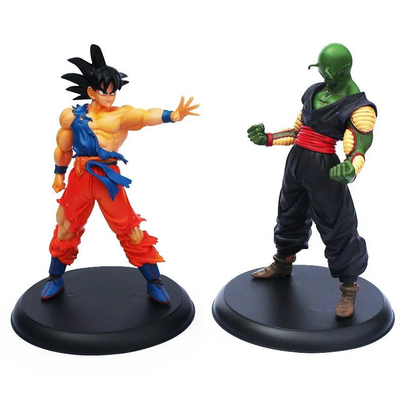 Dragon Ball Action Figures Goku & Piccolo Super Saiyan and Demon King 2pcs/set PVC 23cm higt