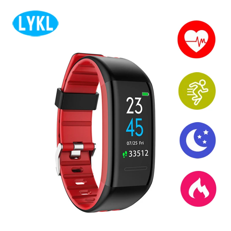 

LYKL 2018 New t30 Smart Bracelet Watch Heart Rate Monitoring Bluetooth Sports Mode Fitness Tracker Watch Sleep Pedometer