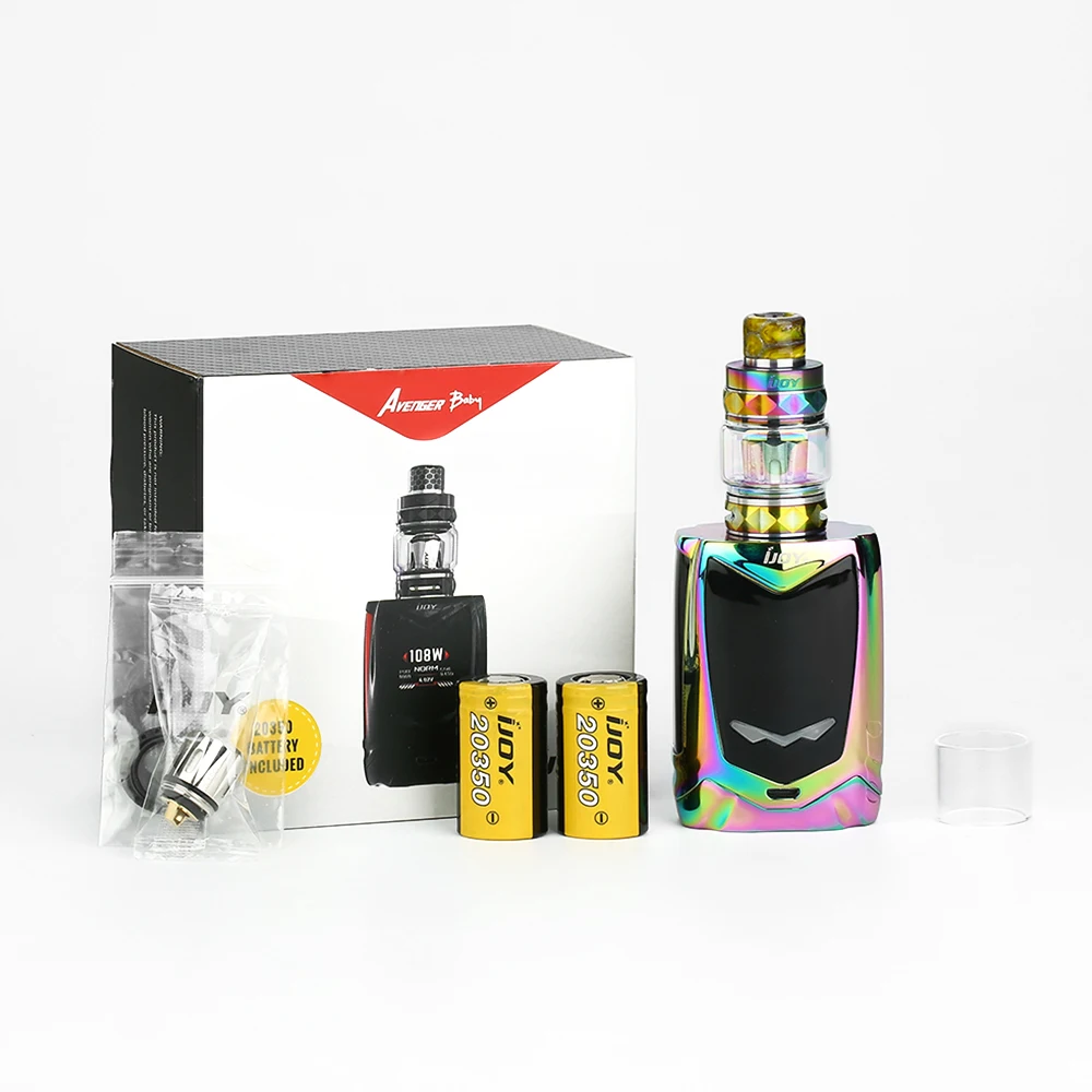Оригинальный набор IJOY Avenger Baby TC 108 ВТ батарея 2800 мА/ч с голосовым управлением