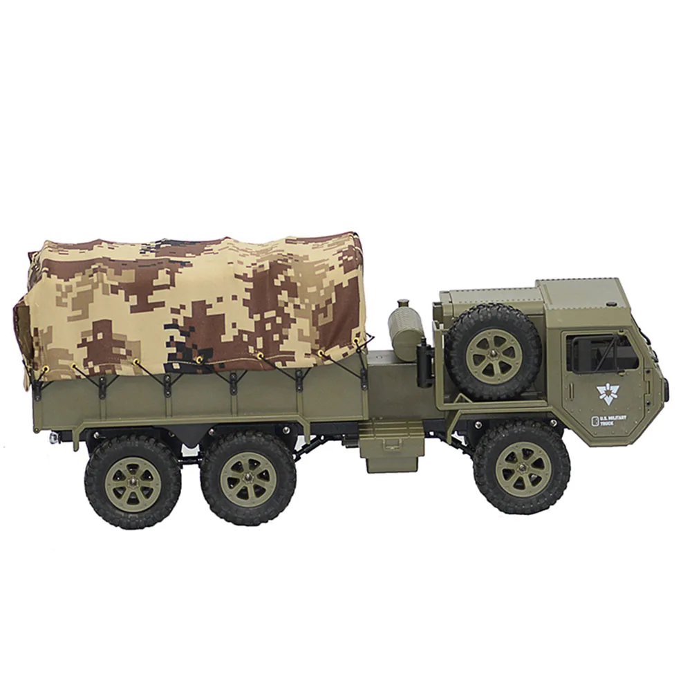 

FY004A 1:16 6WD Vehicles RC Car Off Road Lightweight Model Toys Hobby Funny Proportional Gift Army Truck Simulation Boys 2.4G