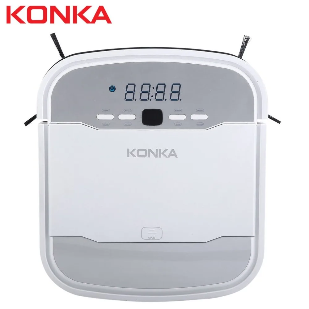 

KONKA KC-V1 Sweeper Robot Ultra-thin Automatic Back Charging Household Intelligent Sweeping Robot With Remote Controller Gifts