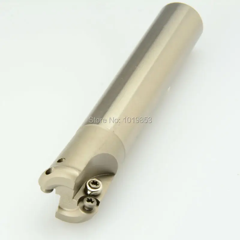 Aexit Round Indexable End Mills End Mill Holder EMR C20-4R20-200-2T CNC Mill Corner Rounding End Mills for RPMW0802MO 