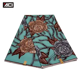 

ACI Veritable Wax African Ankara Fabric 6 Yards/Piece New Fashion Guaranteed Real Dutch Wax African Fabric Batik Wax For Women