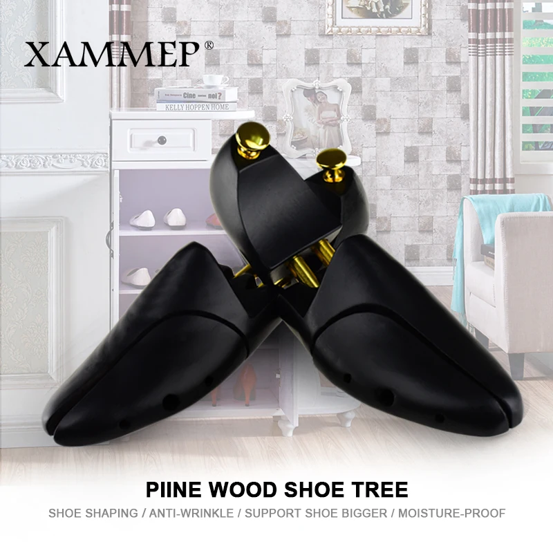

Wooden Shoe Tree For Genuine Leather Shoe Women shoes Men Shoes Sneakers Stretcher Shaper Keeper 1 Pair Adjustable Width Xammep