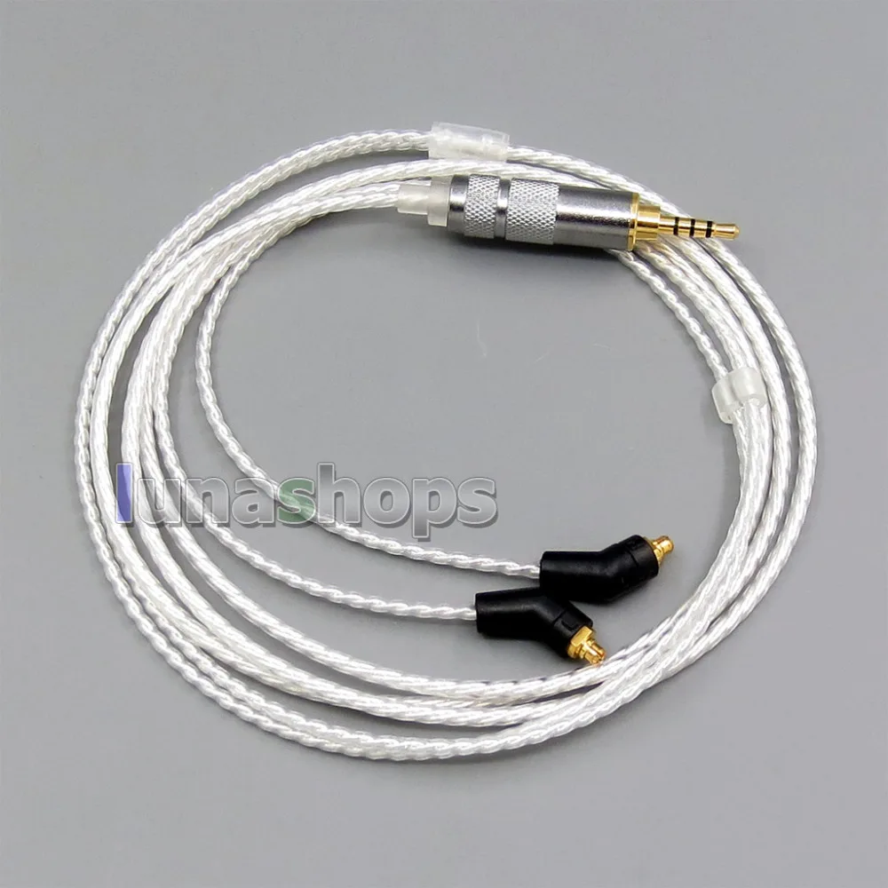 

2.5mm TRRS 6n OCC Silver Plated Earphone Cable For Etymotic ER4 XR SR ER4SR ER4XR