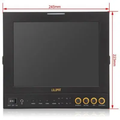 Lilliput 9,7 ''969 A/P на камеру HD 1024x768 p IPS Display в HDMI Peaking 900: 1