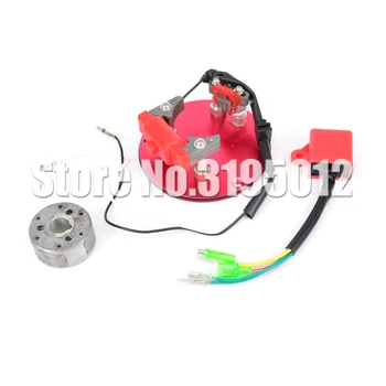 

Racing tator Magneto Racing Inner Rotor CDI Kit Red For 110 125 140cc Lifan YX Pit Dirt Bike NEW