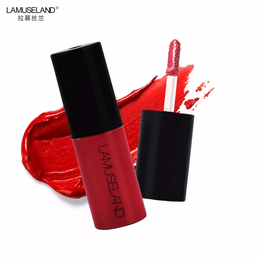 

Waterproof Long-Lasting Matte Mini Lip Gloss 12 Colors Liquid Lipstick Travel Suit 3.5g Lip Makeup Brand LAMUSELAND #L18L11-13
