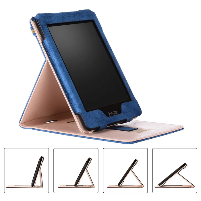 100 шт. из искусственной кожи Smart Cover чехол для Amazon Kindle Paperwhite 1/2/3 версии + Экран протектор подарок