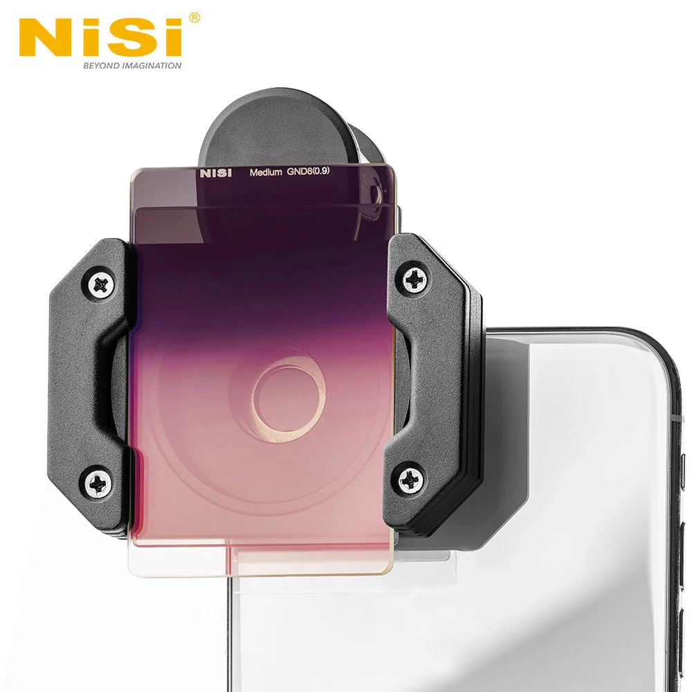 

NISI Prosories P1 Smartphone Lens Filter Holder Kit (Filter Holder+ Medium GND+ Polarizer) for iPhone X 8 S8 Scenery Photography