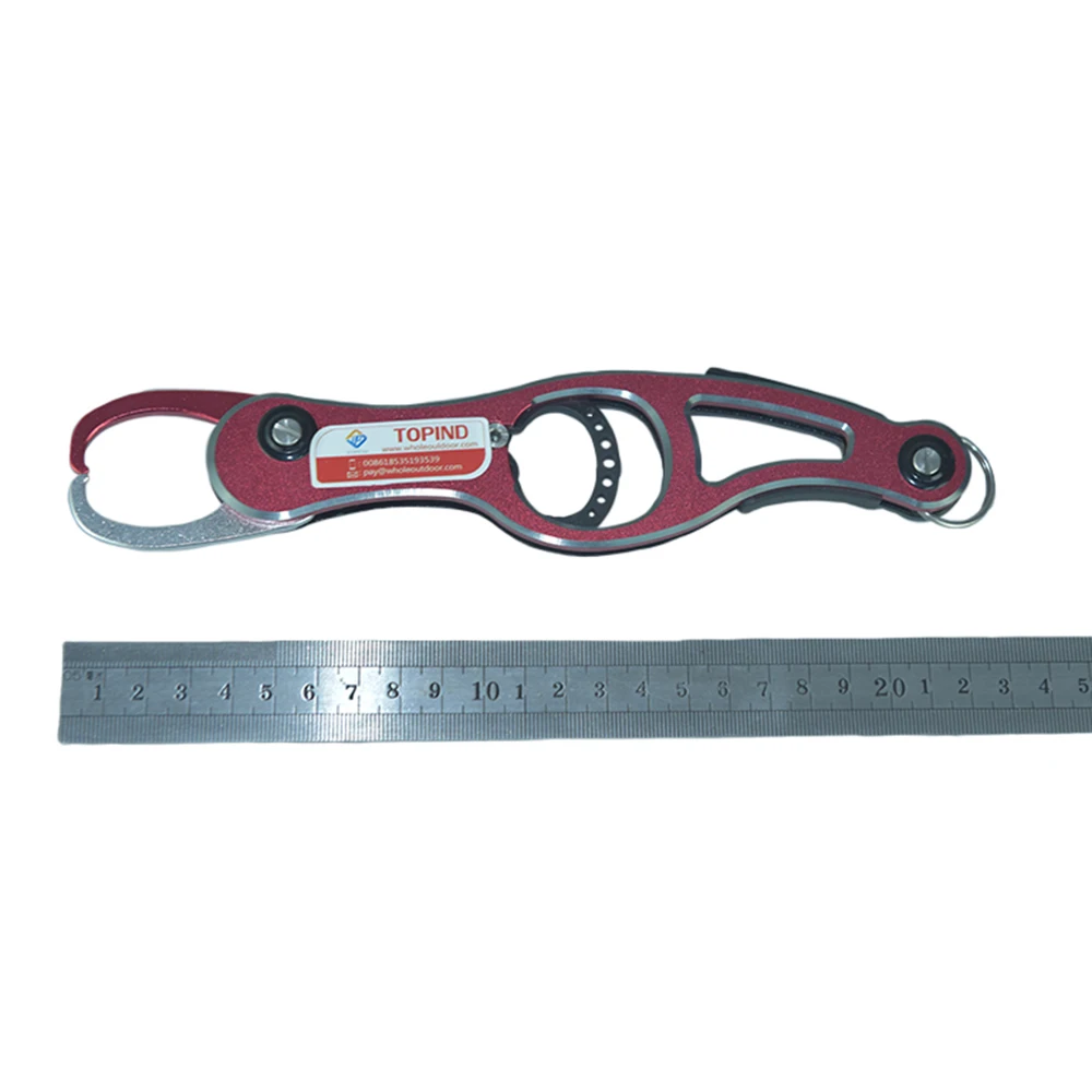 

TOPIND Aluminum Alloy Fish Gripper Grip and Hold Fish for Outdoor Fishing GS100 Fish Holder 6PCS