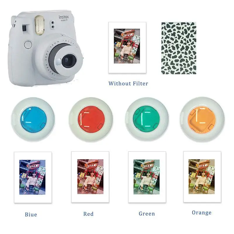 Studyset для Instax Mini9/Mini8/8 чехол/альбом/линзы для селфи/Фильтры/рамки для стен/рамки для пленки/наклейки на границы/угловые наклейки