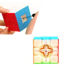 D-FantiX Z cube 3x3 скоростной куб без наклеек магический куб Пазлы игрушки 56,5 мм