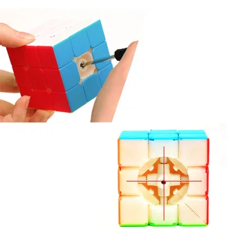 

D-FantiX ZCUBE 3x3 Speed Cube Stickerless Magic Cube Puzzles Toys 56.5mm