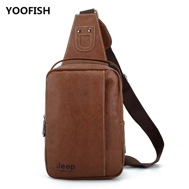 

Free Shipping Hot sale men's PU chest bag, leisure purse, single shoulder bag, outdoor sports crossbody bag XZ-097.