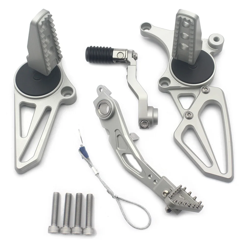 Motorcycle Adjustable Folding Rear Foot Brake Lever Pedal with Gear Shift Lever with Footrest sets For R nine T 2014-2017 2015 Motorcycle Adjustable Folding Rear Foot Brake Lever Pedal with Gear Shift Lever with Footrest sets For R nine T 2014-2017 2015