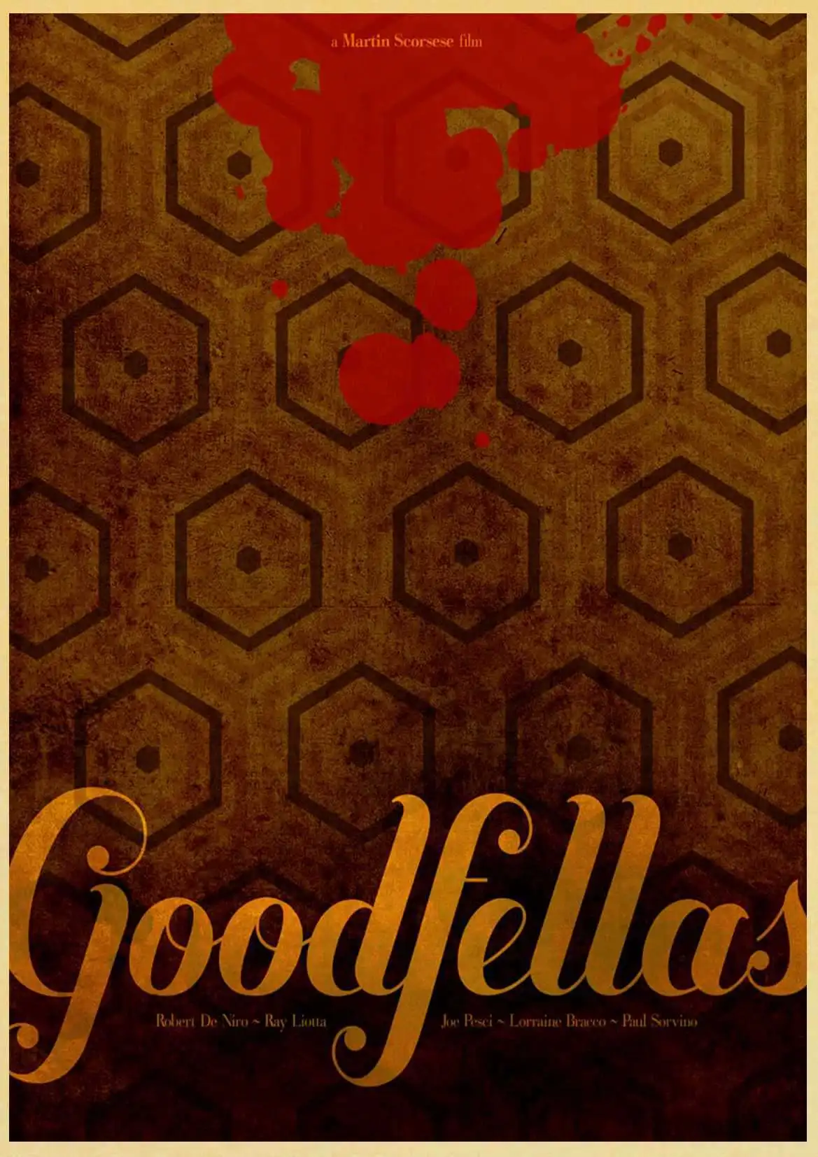 Винтажный Фильм Goodfellas Ретро плакаты крафт обои высокое качество живопись для домашнего декора наклейки на стену - Цвет: E107