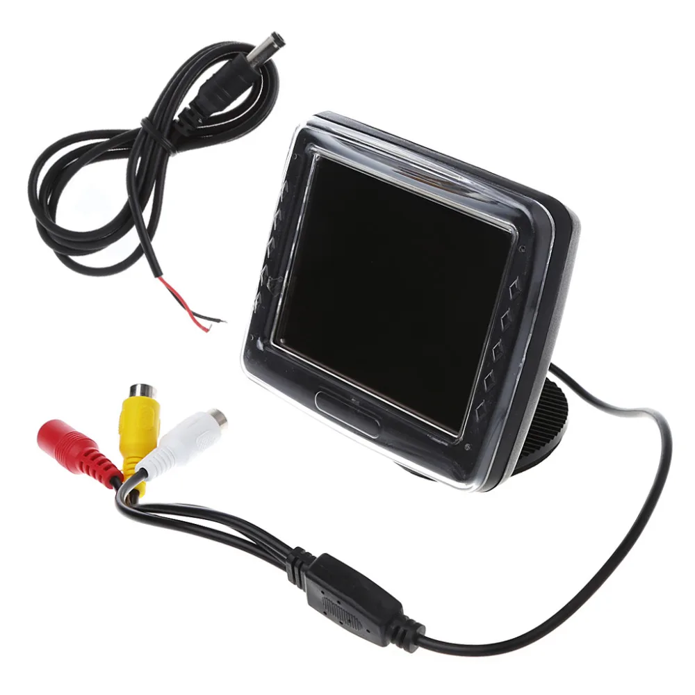 3.5 Inch TFT LCD Screen Monitor Reverse Camera Car Rear View Backupin