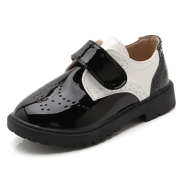 Children School Leather Shoes Boys Classic Wedding Girls Party Student