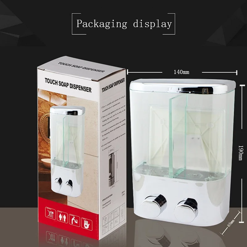 700 мл мыло диспенсер ручной простой нажатие двойной головкой для рук коробка