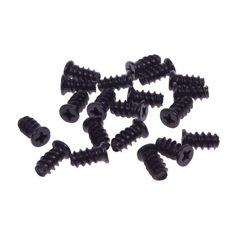 Hot 20 x Computer PC Case Cooling Fan Mount Screws Black for Fans 5