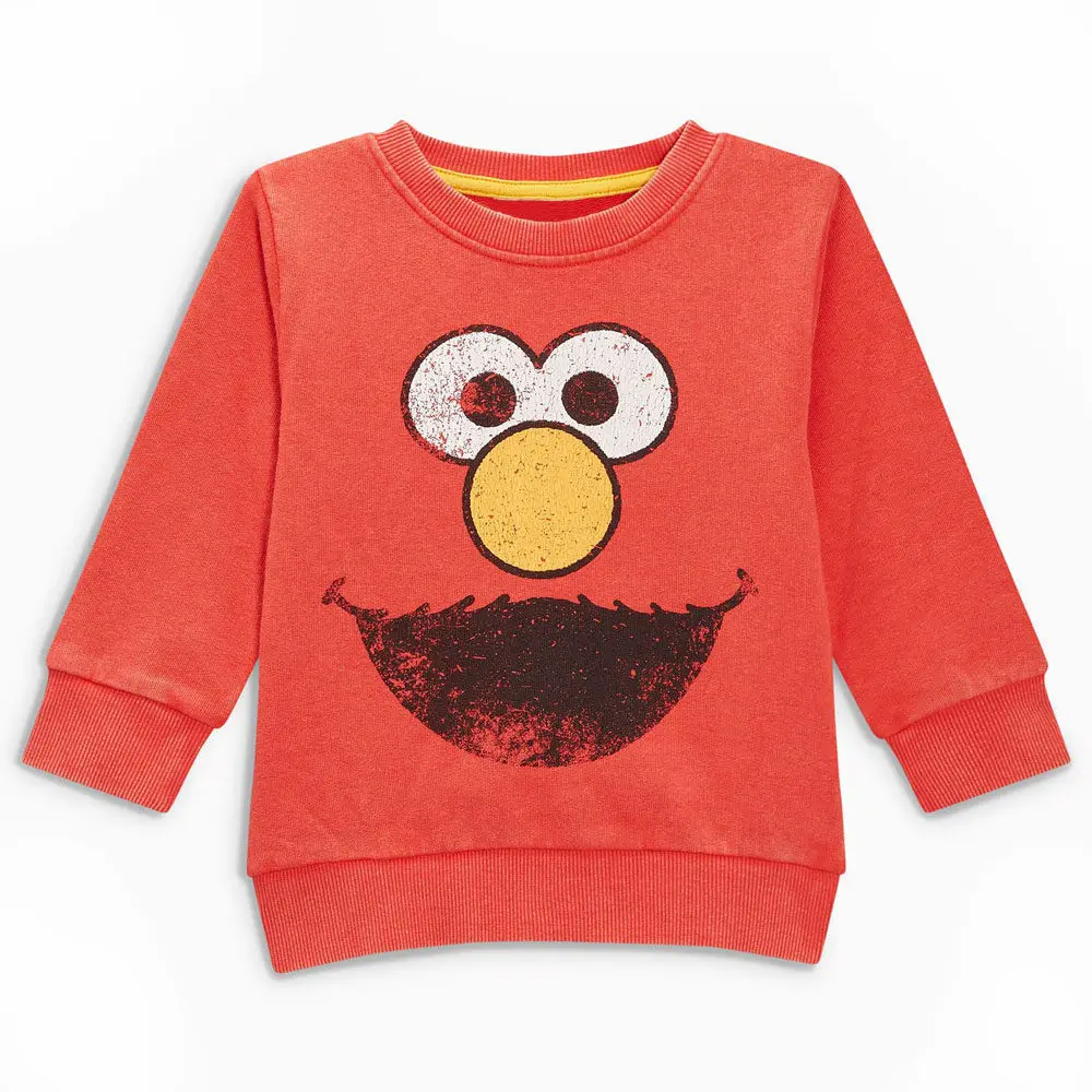 Littlemandy Boys Sweater Sesame Street Baby Girls Boys shirt Kids Long Sleeve Tops Cotton 2018 Winter Clothes Clothing