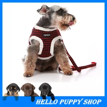 Hellomoon Adjustable Comfort Soft Breathable Dog Harness Pet Vest Rope Dog Chest Strap Leash Set Collar