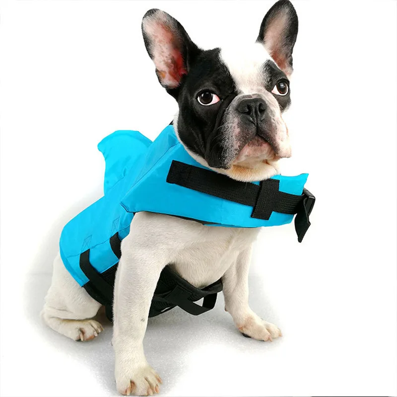 Shark Pet Dog Life Jacket Pet Safety Clothes For Dogs Pet ...