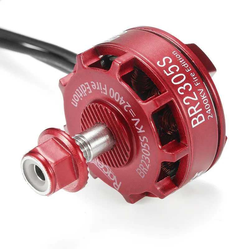 Racerstar 2305 BR2305S Fire Edition 2400KV 2-5S бесщеточный мотор красный для X210 X220 250 300 Гоночная рама RC Racer Drone Quadcopter