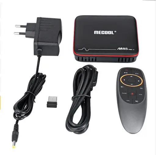 ТВ приставка Mecool M8S PRO W S905W 2 Гб ОЗУ 16 ПЗУ с ОС Android TV поддержка голосового ввода